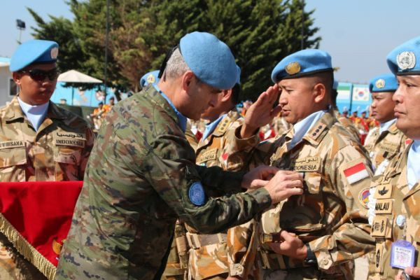 Prajurit TNI Raih UN Medal di Lebanon